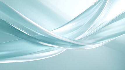 Aufkleber - Translucent waves create serene and calming atmosphere with soft light