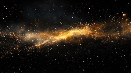 Wall Mural - exploring the wonders of the universe galactic space digital art cosmic environment wide-angle view 