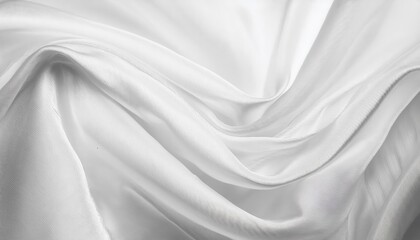 soft white fabric folds with smooth texture for elegant background, luxury designs, and minimalist branding concepts

