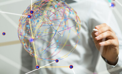 Aufkleber - the Global Network Of People global
