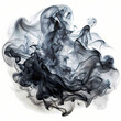 © Eshana - Abstract Black Smoke Swirls Design Elegant Dark Gray Ink Background art hazy grey image style fluid
