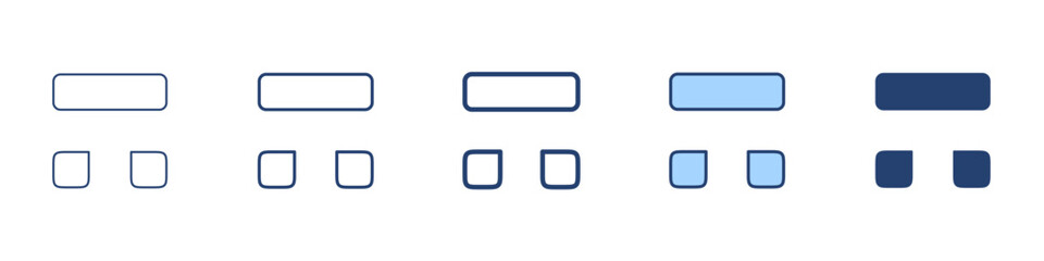 Structure icon Symbol set collection