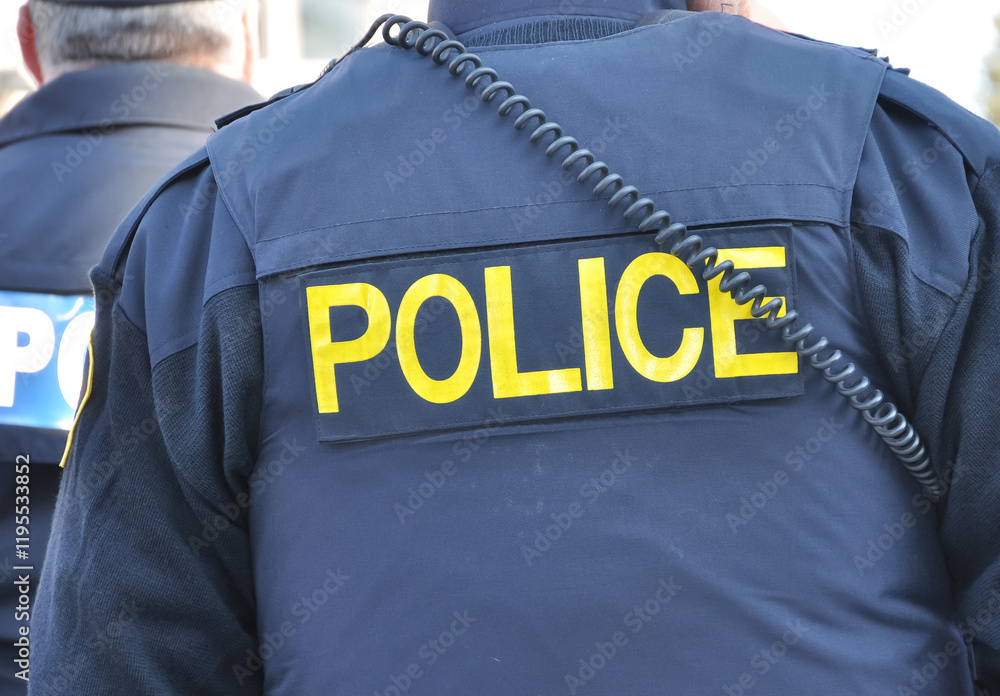 Police officer in uniform Stock Photo | Adobe Stock