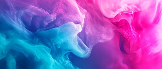 Wall Mural - a captivating abstract gradient background with vivid turquoise and magenta hues.featuring striking 