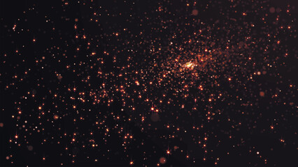 Wall Mural - universe with stars, nebulae and galaxy. dark night sky with many stars. space. stars, planets, nebu