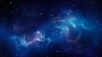 Wall Mural - starry night in outer space: stunning universe background with brilliant stars and galactic galaxy
