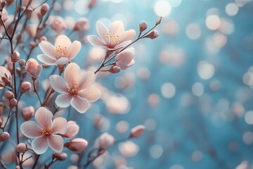 Sticker - Blossom buds on tree branch