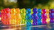 © ArmStrong☠ - lineup of colorful toy figures stands in perfect formation, showcasing diversity and unity. The bright colors and playful arrangement make it ideal for themes of teamwork, equality, and creativity.