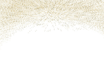 Wall Mural - aesthetic gold confetti shine falling gold dust lights, glowing sparkles golden dust particles, abst