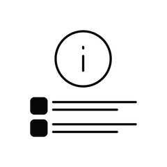 Information vector icon