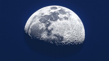 Wall Mural - lunar surface detail. ai.