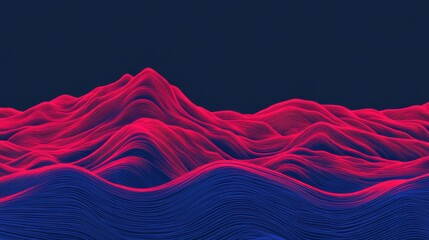 Ripple effect of computer code. Gigantic binary code data. Innovative internet technologies, gushing open data. Wireless communication of information. 3D illustration showcasing binary code