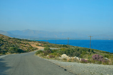 Wall Mural - road to the sea