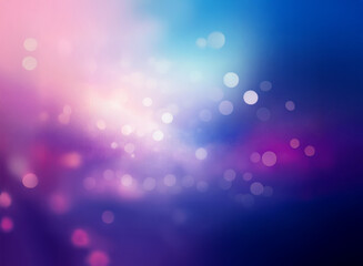 Wall Mural - abstract image featuring a dreamy, blurry bokeh effect. soft, pastel colors blend pink, purple, and 