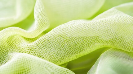 Close-up of synthetic fiber mesh used in athletic wear fabric, highlighting breathability.
