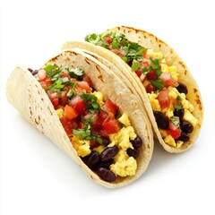 Sticker - Breakfast Tacos with Scrambled Eggs  