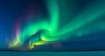 aurora in the sky