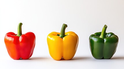 Wall Mural - Three Colorful Bell Peppers