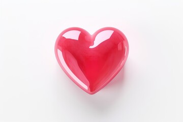 Canvas Print - heart jewelry shape candy.