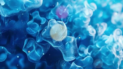 Wall Mural - Abstract blue background