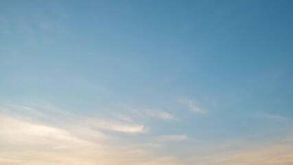 Wall Mural - twilight and dawn sky with cumulus cloud time lapse in an evening 4k footage.