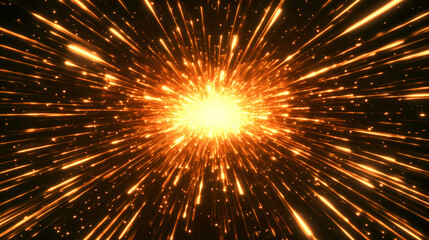 Wall Mural - flight stars speed light