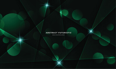 Wall Mural - digital light on green background. vector illustration.