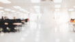 © Ton Photographer4289 - Abstract blurred white office room background with bokeh lights at office interior.