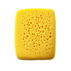 yellow cleaning sponge - closeup texture