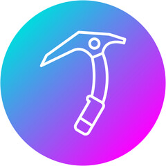 Wall Mural - Ice Axe Icon