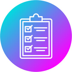 Poster - Checklist Icon