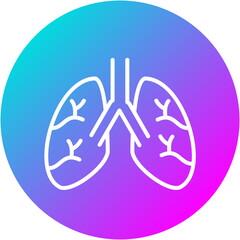 Sticker - Lungs Icon