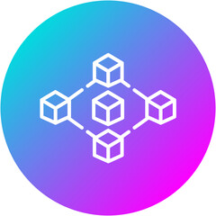 Poster - Blockchain Icon