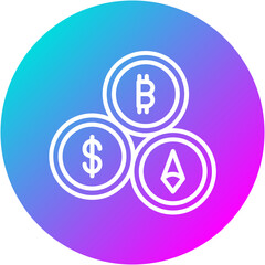 Poster - Cryptocurrency Icon