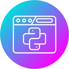 Sticker - Python Icon