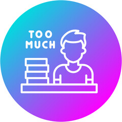 Poster - Too Much Icon