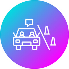 Sticker - Road Test Icon