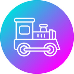 Poster - Toy Train Icon