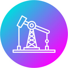 Sticker - Oil Derrick Icon