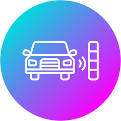 Wall Mural - Parking Sensor Icon