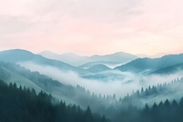  Majestic Carpathian Mountains Panorama: Breathtaking Sunrise Views, Serene Peaks, Rolling Hills,    