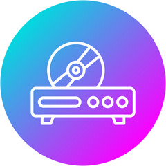 Canvas Print - Blu ray Disc Icon