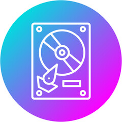 Poster - Hard Drive Icon