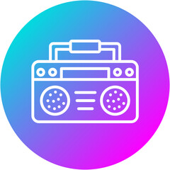 Poster - Boombox Icon