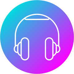 Poster - Headphones Icon