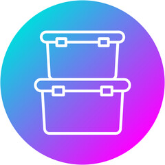 Sticker - Food Container Icon