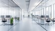 © Izza - Modern and Bright Office Space Design with Glass Partitions
