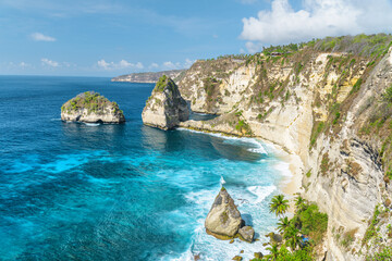 Wall Mural - Awesome view of Diamond Beach at Nusa Penida, Indonesia