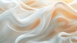 © Naksit - Elegant White and Orange Background with Smooth Waves Creating a Calming and Modern Visual Appeal