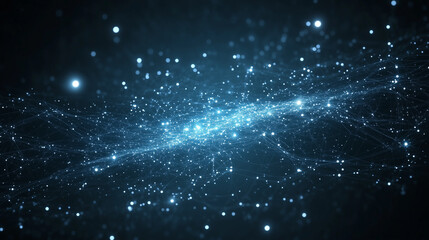 cosmic dance of light: an ethereal nebula shimmers with a captivating display of celestial light and